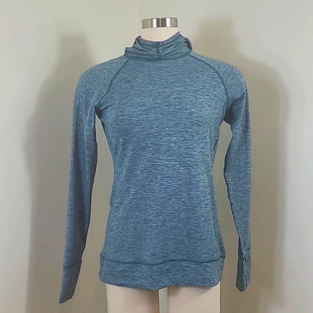 Eastern Mountain Sports, Techo Wick Hooded Athletic Top Size Medium